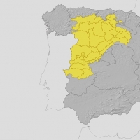 Aviso amarillo por lluvias y tormentas fuertes en toda la provincia de Cáceres
