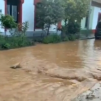 El paso del frente provoca algunas inundaciones en La Serena