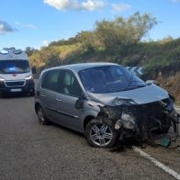 Herido en un accidente de tráfico en la provincia de Badajoz
