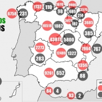 El mapa del Coronavirus a 9 de abril