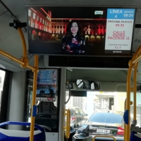 BADAJOZ - Controles dentro de autobuses para hacer cumplir el estado de alarma