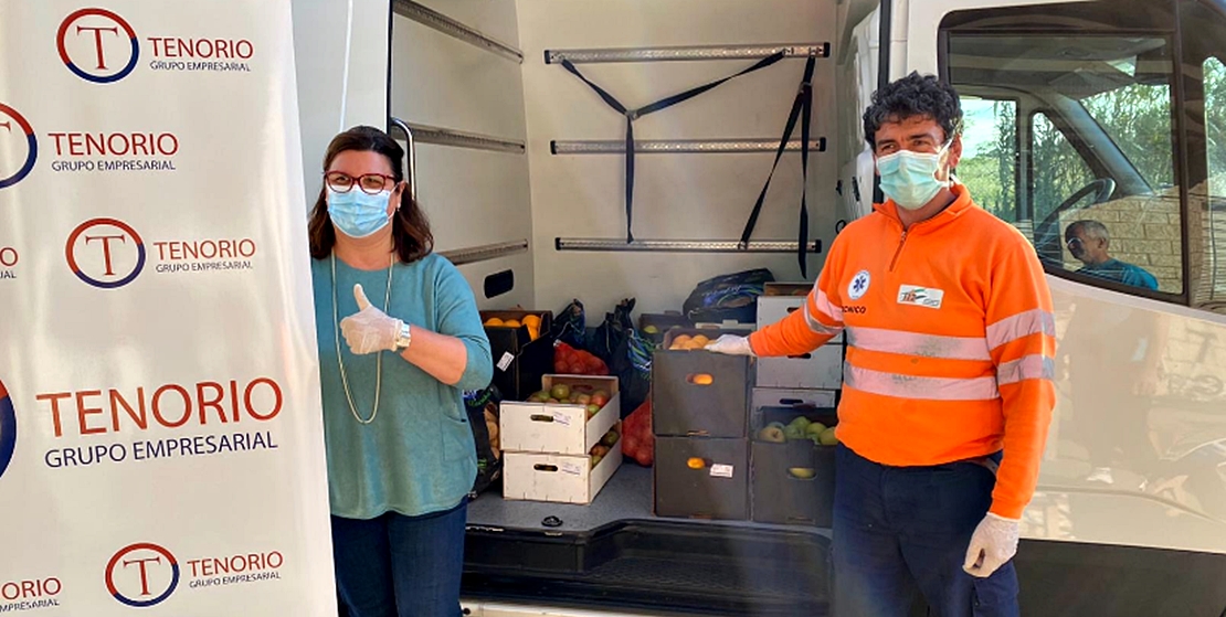 Ambulancias Tenorio se suma a la ola solidaria en Extremadura