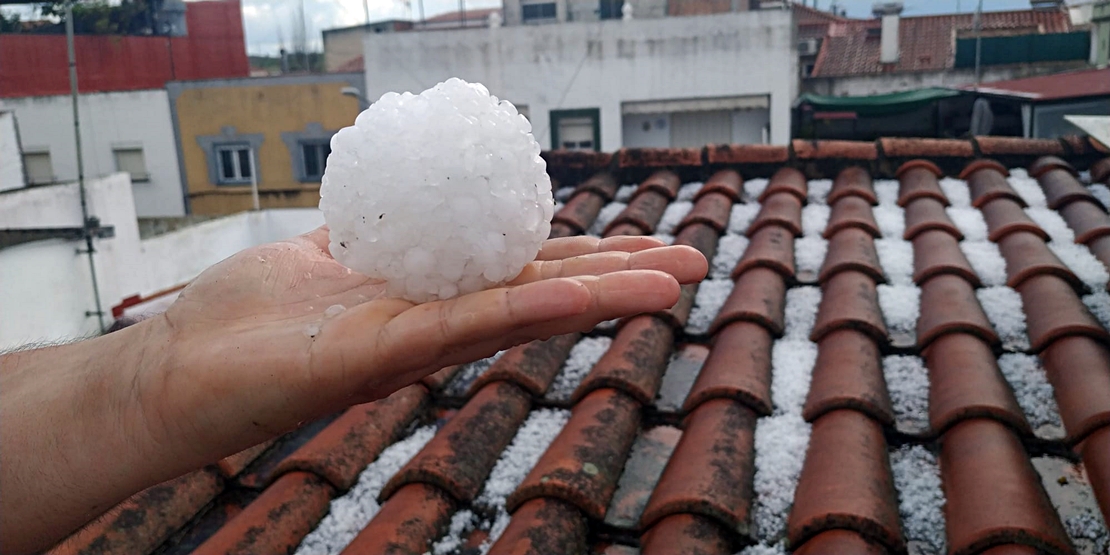 REPOR: Graniza en algunas zonas de Badajoz