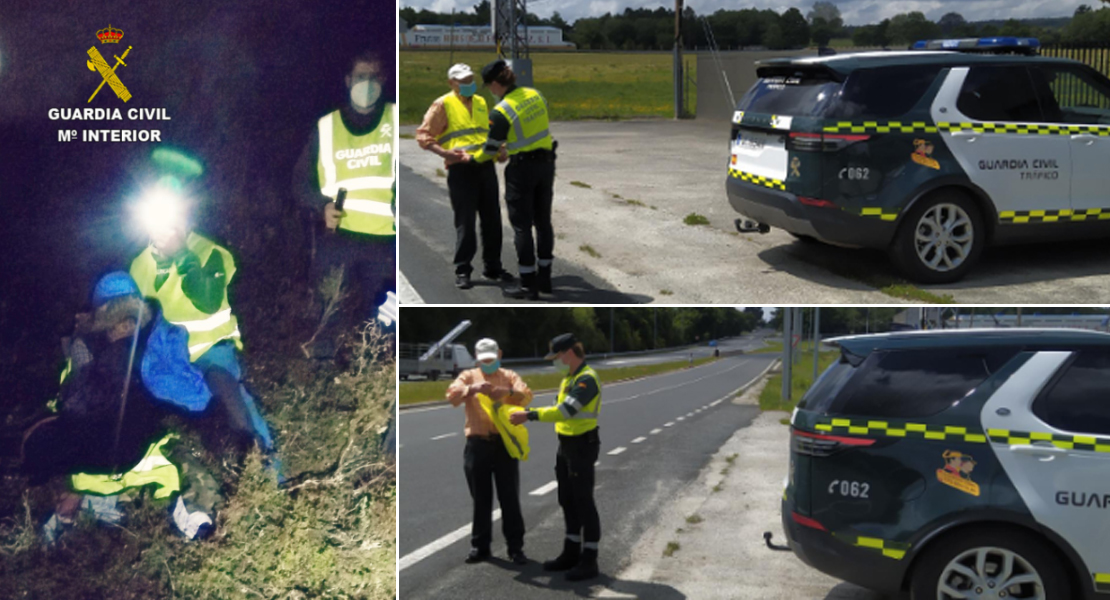 La Guardia Civil rescata a varias personas de avanzada edad desaparecidas