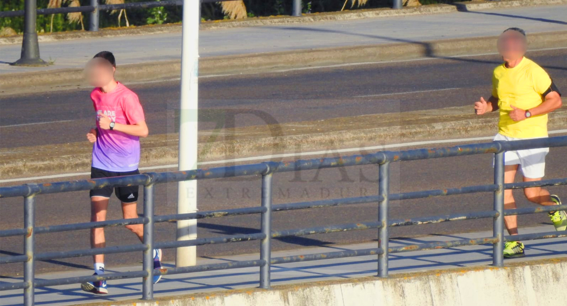 GALERÍA - Los pacenses aprovechan el desconfinamiento para salir a pasear y hacer deporte