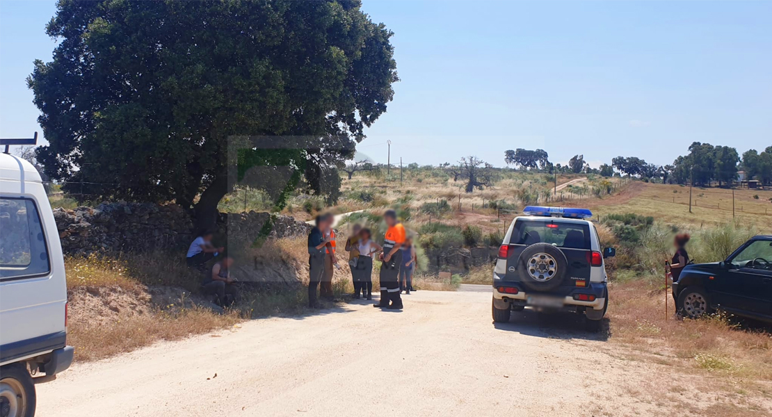 Imagénes de la búsqueda de una vecina desaparecida en Bohonal de Ibor (Cáceres)