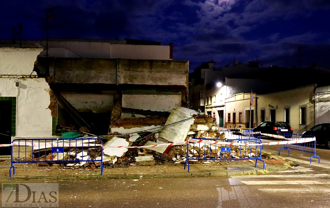 Salva la vida tras derrumbarse su vivienda de madrugada en San Roque (Badajoz)