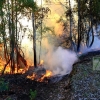 Incendio forestal entre Arroyo de San Serván y Lóbon (BA)