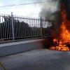Sale ardiendo un vehículo en Gévora y Sagrajas.