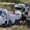 Retiran el camión accidentado en la autovía A-5