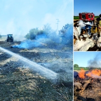 Los Bomberos de Badajoz actúan en dos incendios relevantes