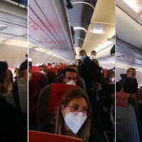 Un vuelo español repleto de pasajeros desata la polémica