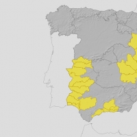 Alerta amarilla por fuertes tormentas en gran parte de Extremadura
