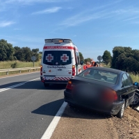 Accidente de tráfico en la N-432