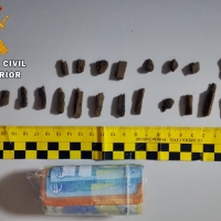 Interceptado en la provincia de Cáceres con droga en el interior de su vehículo