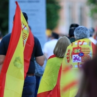 Un joven herido en una protesta contra el Gobierno