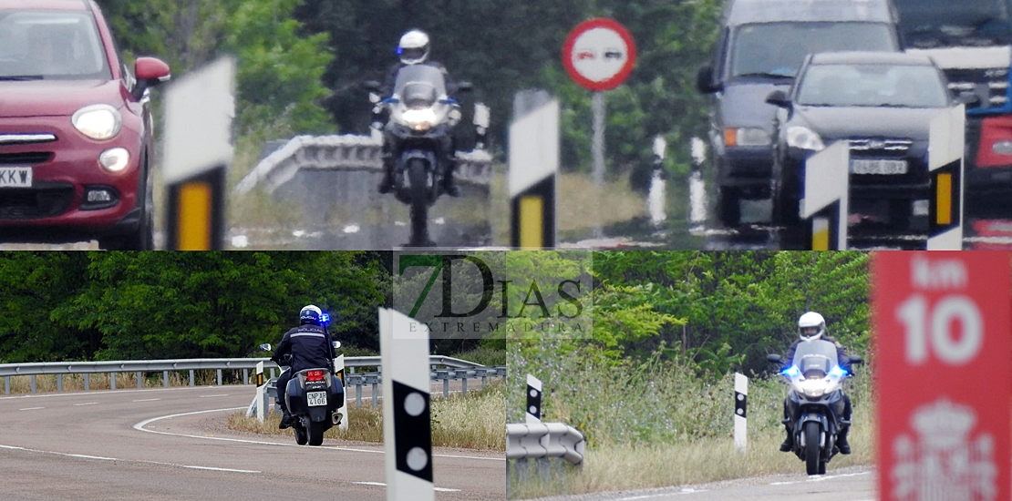 Se saltan un control y embisten a un coche de Policía Nacional en Badajoz