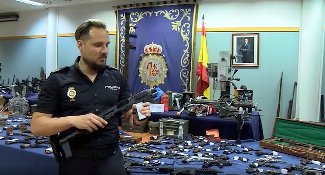 Desarticulan una de las mayores redes criminales dedicada al tráfico ilícito de armas en España