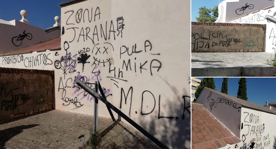 Amigos de Badajoz denuncia actos vandálicos en la ciudad