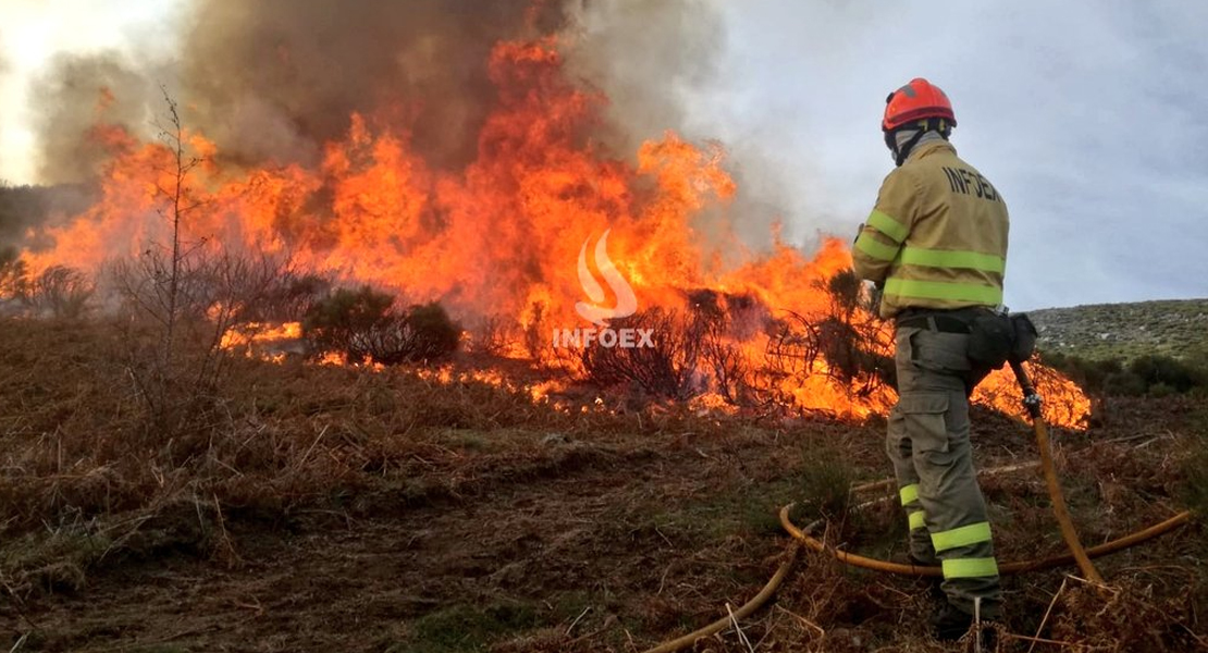 El Infoex actúa en 30 incendios durante la segunda semana de Alto Riesgo