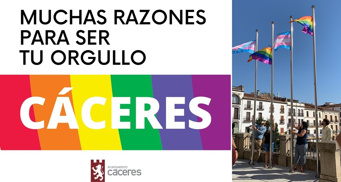 El Ayuntamiento de Cáceres destaca la importancia de preservar los derechos LGTB
