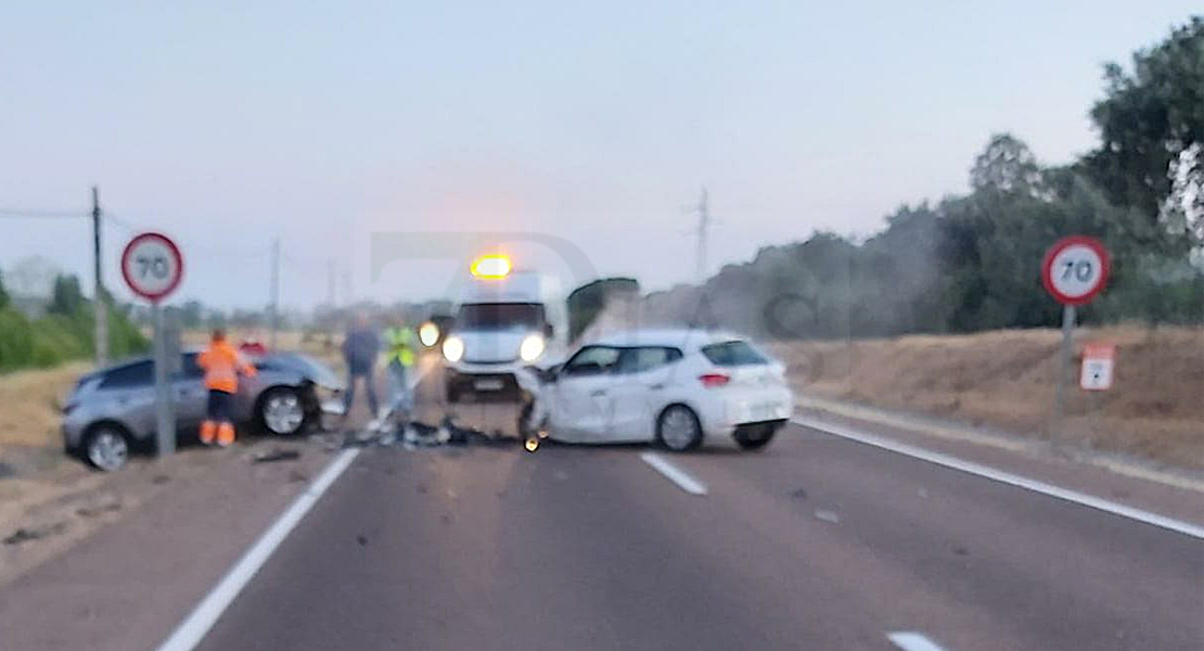Imágenes del accidente mortal en la N-432 (Badajoz)