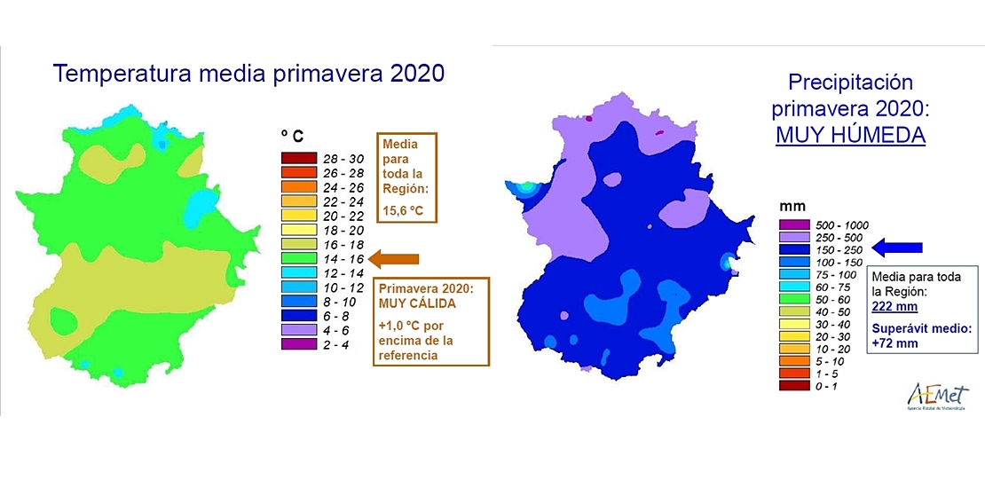 La primavera fue muy húmeda y muy cálida. ¿Cómo será el verano en Extremadura?