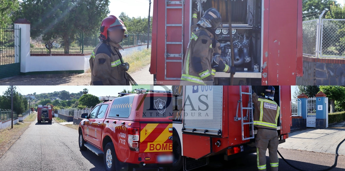 Incendio de vivienda en la urbanización La Atalaya (Badajoz)