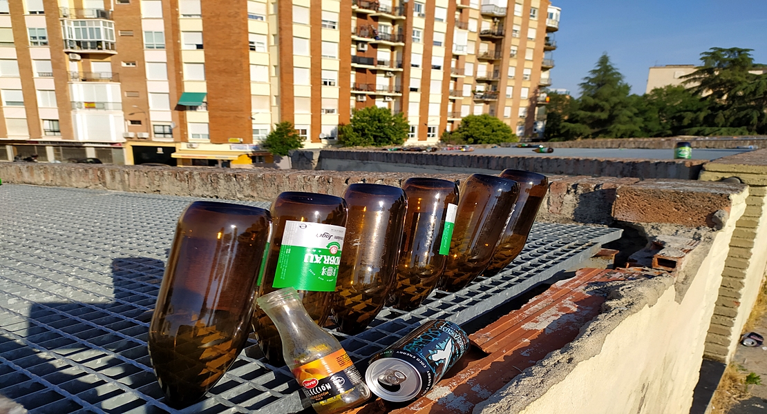 Cívica: “La Muralla Abaluartada se ha convertido en el botellódromo de Badajoz”