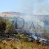 GALERÍA - Los Bomberos intervienen en un incendio que se propagaba en El Cerro Gordo (Badajoz)