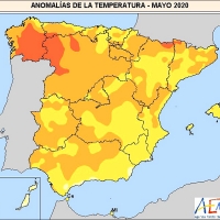 Mayo de 2020 ha sido el más cálido desde 1965