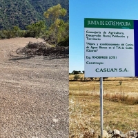 Concluida la obra de acondicionamiento del camino rural de Aguas Blancas en Cedillo