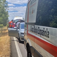 Accidente de tráfico en la carretera EX – 209 (Badajoz)