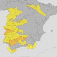 Alerta naranja en las Vegas del Guadiana por altas temperaturas