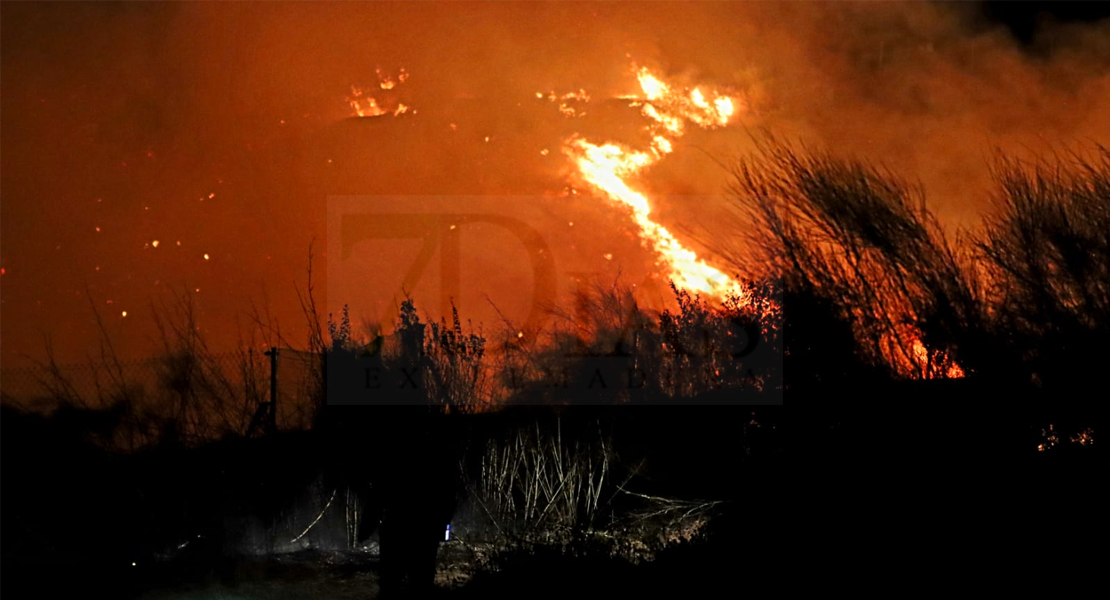 REPOR - Incendio declarado nivel 1 en Lobón (Badajoz)