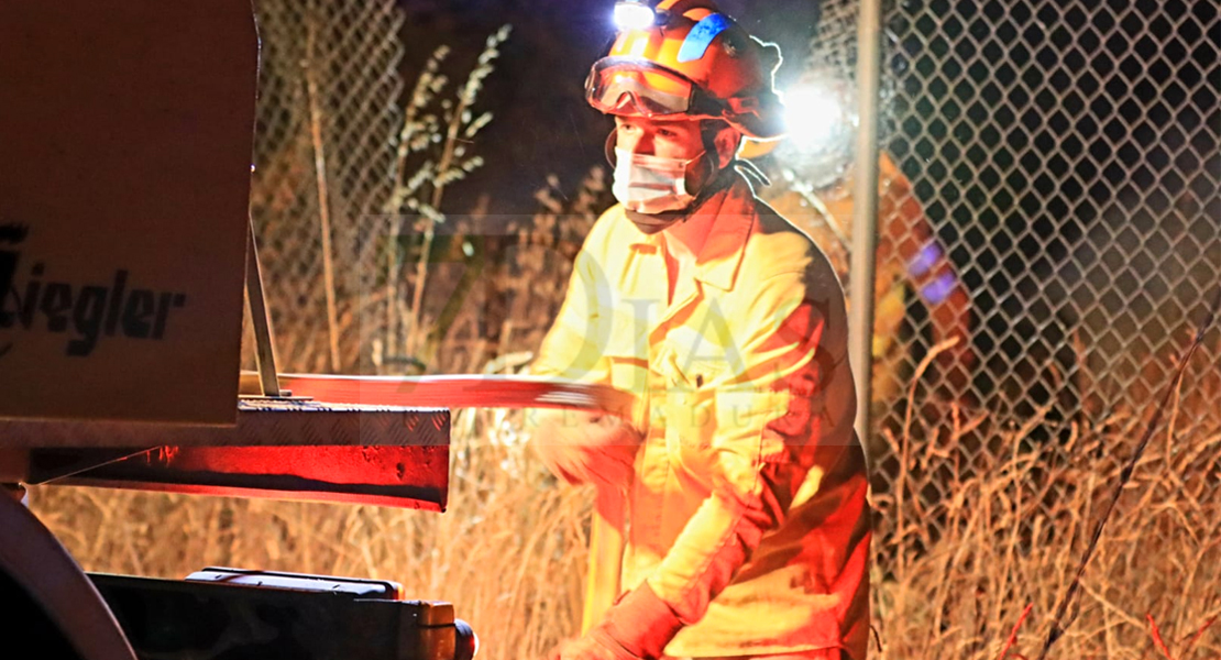 REPOR - Incendio declarado nivel 1 en Lobón (Badajoz)