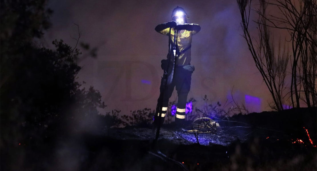 REPOR - Incendio declarado nivel 1 en Lobón (Badajoz)