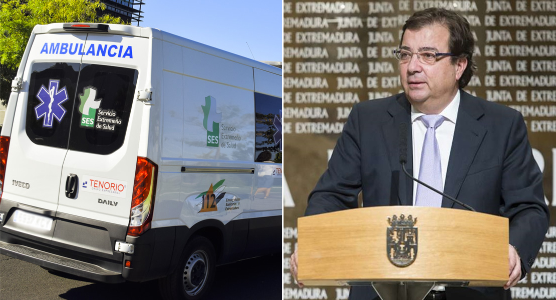 UpE exige que el gobierno de Vara asuma la gestión del transporte sanitario de forma pública