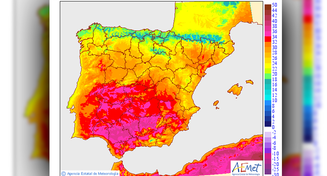 Activada la alerta amarilla por altas temperaturas en Extremadura este viernes