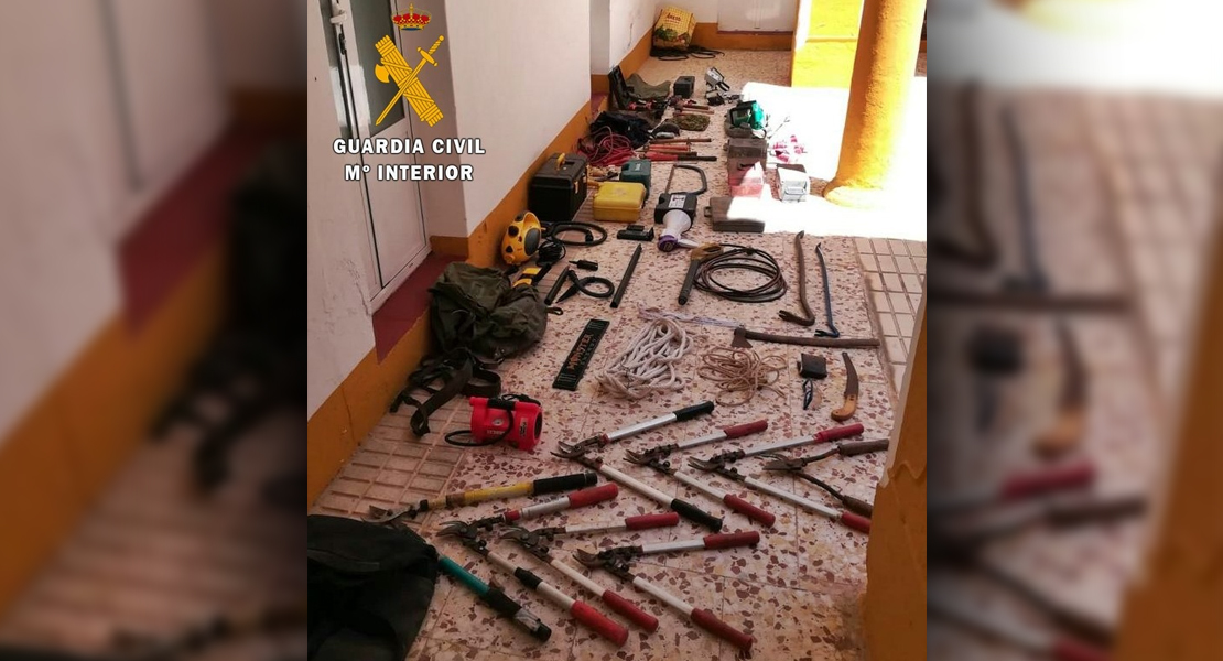 Detenidos los autores de siete robos en explotaciones agrícolas de Santa Marta (Badajoz)