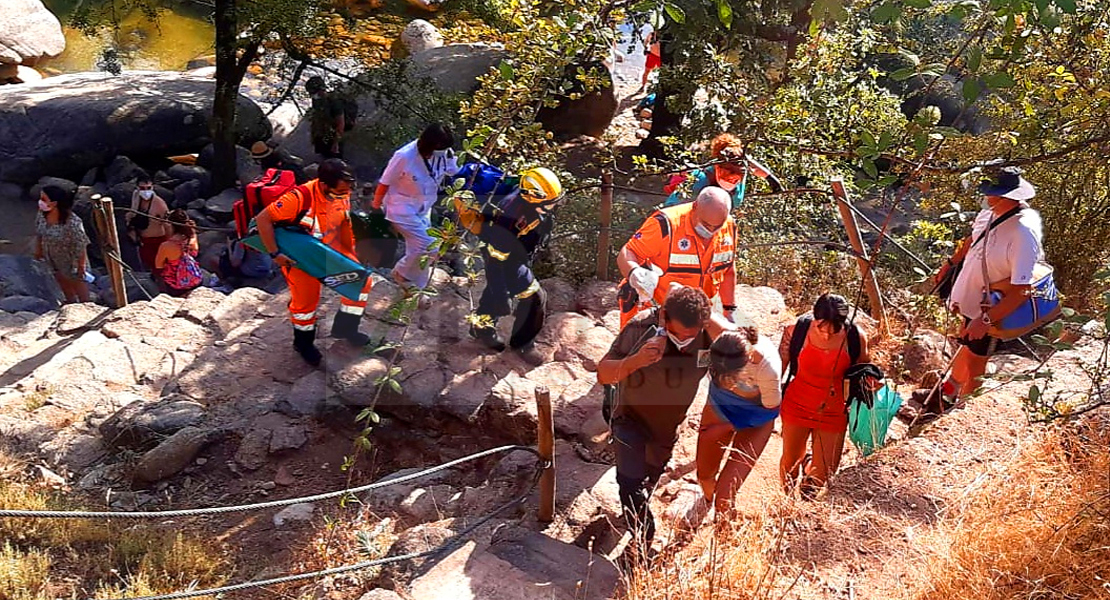 Una mujer cae desde un puente en Jerte (Cáceres)