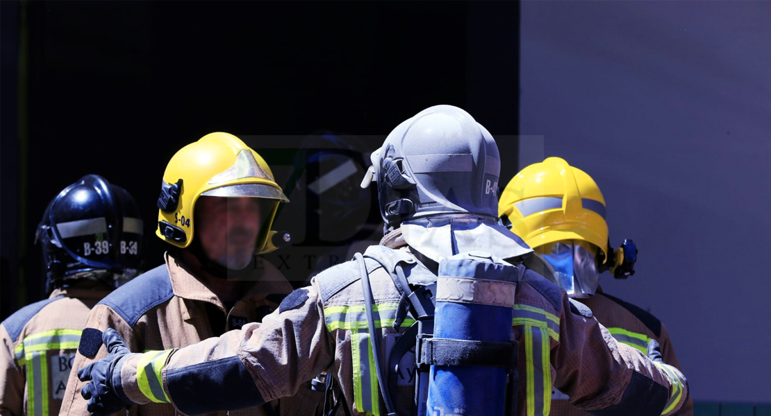 REPOR - Incendio en el supermercado La Plaza de Día en San Francisco (Badajoz)