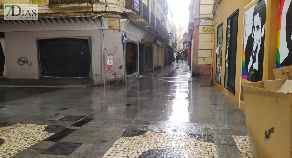 Se cumplen las predicciones meteorológicas de lluvia y tormenta en Badajoz