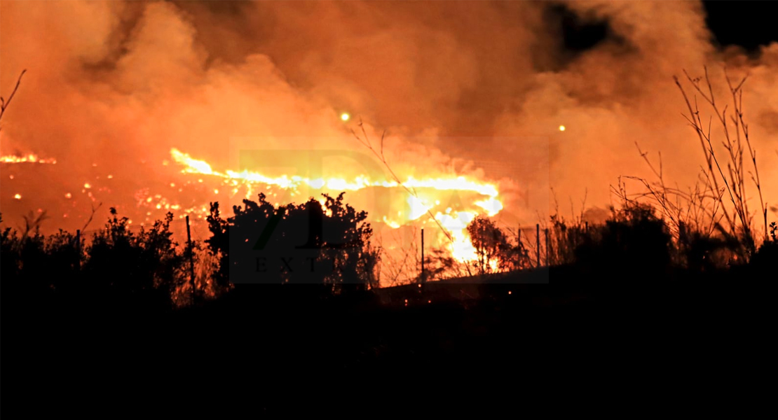 REPOR - Incendio declarado nivel 1 en Lobón (Badajoz)