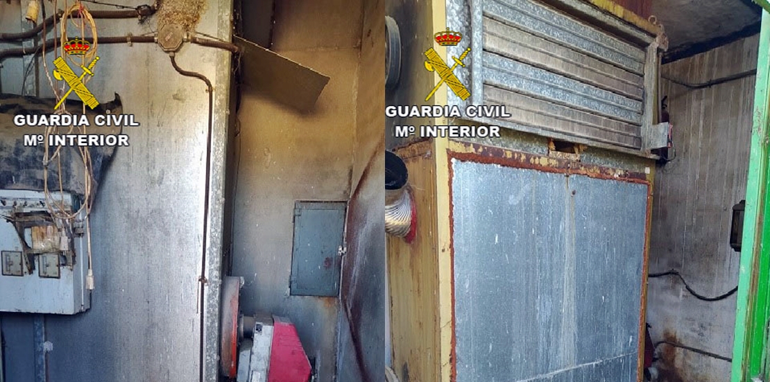 Detenido tras robar todas las tuberías de cobre de cuatro secaderos en la provincia de Cáceres