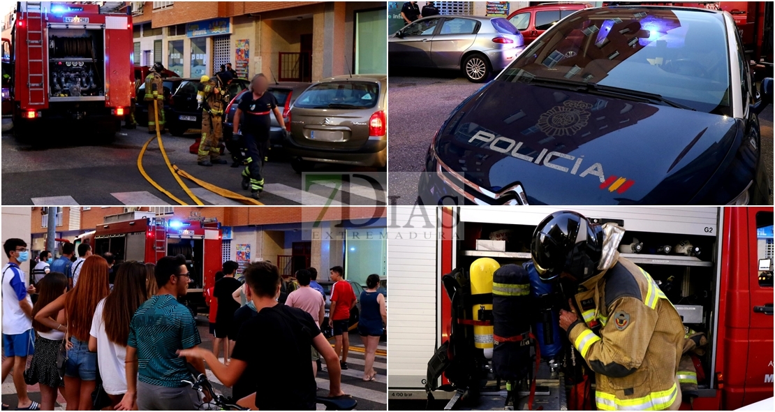 Incendio de vivienda en San Roque (Badajoz)