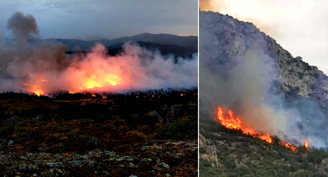 Los rayos provocan dos incendios en Ovejuela (Cáceres) y Arroyo (Badajoz)