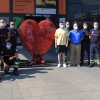 El corazón más solidario de los Bomberos de Badajoz ya está en el CC El Faro