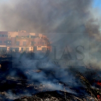 Vecinos de Badajoz: &quot;Es realmente penoso tener las llamas a dos metros de casa una vez más&quot;