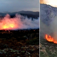 Los rayos provocan dos incendios en Ovejuela (Cáceres) y Arroyo (Badajoz)